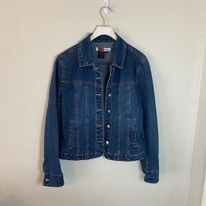 Live a little Denim Jacket Size Small